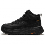 Li Ning Slip Resistant Abrasion Resistant Mid top Casual Shoes Unisex Black AGLU245-2 37.5