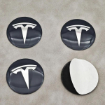 Autokleeps Tesla 40 tk 56 mm Autovelje Keskkatte M&auml;rgis Kleebis Embleem Kleebised Tarvikud Tesla Mudelile 3 Mudel Y S Auto