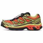 SALOMON XT 6 Low top Mountaineering Hiking Shoes Unisex Orange Yellow 478696 43⅓