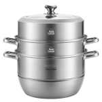 MAXCOOK 28CM 3-kihiline 304 roostevabast terasest auruti gray