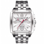 TISSOT Kvartsmehhanism 100m Veekindlus Meeste K&auml;ekell Valge sihverplaadi Roostevabast terasest k&auml;epael T005.517.11.277.00 White Dial