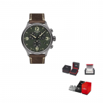 TISSOT Soko kollektsioon Kvartsmehhanism 100m Veekindlus Meeste k&auml;ekell Roheline sihverplaadi Roostevabast terasest korpus T116.617.36.097.00 Regular Watch Box