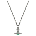 Vivienne Westwood Petite Orb 3D Saturni Ripatsiga Kaelakee Unisex kaelakee P&uuml;ssirohuroheline M&uuml;ndiroheline 8050889945925 Basic Packaging-Dust Bag+Box