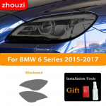 BMW 6. seeriale F06 F12 F13 M6 GT G32 2 tk Auto esitulede toonklaas Must Kaitsekile Vin&uuml;&uuml;l L&auml;bipaistev TPU Kleebis Tarvikud 15-17 B