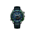 CITIZEN PROMASTER Valgusj&otilde;ul t&ouml;&ouml;tav Kvartsmehhanism Nahkrihmaga K&auml;ekell Meeste Kellad Sinine Tihvt JW0148-12L Blue Dial