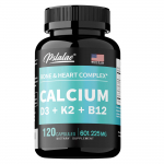 4-in-1 Kaltsium - D3-, K2-, B12-vitamiiniga - Luude, lihaste ja immuuns&uuml;steemi tervisele 120