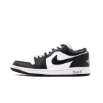 Jordan Air Jordan 1 Coverage Low top Vintage Basketball Shoes Unisex Black White DC0774-101(Team59-) 43 black