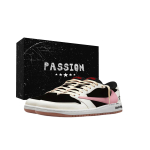 Travis Scott x Jordan Air Jordan 1 Virsikuroosa Konks, Karbiga Madalad Vintage Korvpallijalatsid Unisex Kuldne Must DZ4137-700(Team1868- ) 35.5