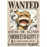 ONE PIECE Ametlik Tagaotsitav Plakat Seinale Valmistatud 42cm x 3 miljardit Kleeps, Jaapan, 29.7cm (op-441 Luffy, pea)