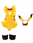 Kaunis t&uuml;druku kost&uuml;&uuml;m Cosplay Anime M&auml;ngu &uuml;htne Seksikas Armas Imearmas Avatud rinnaga Varrukateta kehakost&uuml;&uuml;m Trikoo Armas riietuse komplekt Peokleit Transformatsioon must