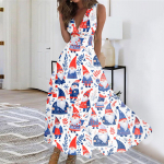 Naiste pikk kleit Maxi kleit vabaaja kleit Sifoonist kleidid Swing Kleit vabaaja t&auml;iskasvanud &otilde;ues Igap&auml;evane kohting, volangidega l&uuml;hikeste varrukatega V-kaelusega kleit S valge