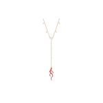Swarovski Kest Y Punane Kaelakee Kullatud Naiste kaelakee 5520658 Box (Random Color)