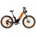 Elektriline jalgratas Cyrusher Trax 750W mootoriga 26 paksude rehvidega t&auml;isvedrustusega t&auml;iskasvanute e-jalgratas 52V 20AH h&uuml;draulilise ketaspiduriga maksimaalne koormus 150 kg With Accelerator-45Km/h oranž