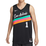 Nike Victor Wembanyama San Antonio Spurs City Edition Suuremate laste Nike NBA Swingman s&auml;rk HM5996-013 S beige