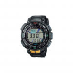 Casio PRO TREK Seeria-PRG Veekindel ja l&ouml;&ouml;gikindel mehhanism Kvartsmehhanism Vaikrihm Jaapani ja Korea kell Meeste kell Hall sihverplaat PRG-240-1 hall v&auml;rv
