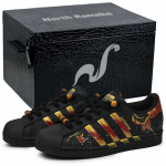 Adidas Originals SUPERSTAR madalad rulaketsid Unisex Must Punane Kuldne EG4959(Team96-S-BOX) 44⅔