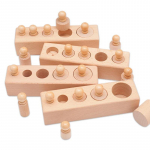 Montessori nupuga silindripesa arendus sensoorsed m&auml;nguasjad k&auml;e-silma koordineerimine lastele alates 3. aastast Kingitused lastele
