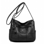 Keskealiste eakate naiste kott Uus moodne &otilde;lakott Retro stiilis pehmest nahast emakott vabaaja ostudele, kerge Crossbody kott 25x12x20cm