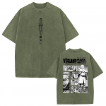 VINLAND SAGA Manga Graafiline T-s&auml;rk Thorfinn Vintage Pesitud &Uuml;legabariidiline T-s&auml;rk Meeste Naiste R&otilde;ivad Suvine Puuvillane L&uuml;hikeste Varrukatega T-s&auml;rgid S