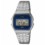 CASIO Vintage Lihtne Moodne Trend Kvartsterasest Rihm &Uuml;htne Meestele ja Naistele Hall Ketas A159WEVJ-2 hall v&auml;rv