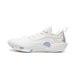 Li Ning WOW12 Summutus Tagasil&ouml;&ouml;k Haarduvus Madala s&auml;&auml;rega Korvpallijalatsid Unisex Valge Sinine ABAV085-28 39.5