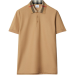 Burberry 26 Ruuduline Kraega Puuvillane Polo S&auml;rk 'Beež' Meeste 80959241 S beige