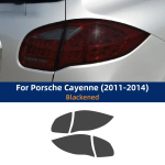 TPU 2011 2012 2013 2014 Porsche Cayenne Auto Esitulede Tagumiste Tulede Kile L&auml;bipaistev Suitsutatud Kaitse Kriimustuskindel Kleebis. smoked tail light black
