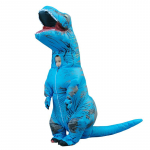 Fantastiline laste T-rex t&auml;ispuhutav dinosauruskost&uuml;&uuml;m &uuml;limaks Halloweeni l&otilde;busaks sinine