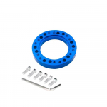 Uus Roolinaba 1/2 TOLLINE Vahet&uuml;kk Roolinaba Boss Kit Adapter Vahet&uuml;kk 13mm 24-auguline Auto Roolinaba Adapterplaat sinine