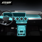 Mercedes-Benz EQB jaoks  Auto salongi keskkonsool L&auml;bipaistev TPU kaitsekile Kriimustusvastane Remonditarvik TPU film