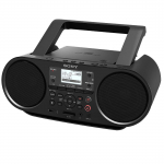 Sony CD raadio FM-iga Keele&otilde;pe Aku Must Bluetooth/FM/AM/Lai tugi, Funktsioon, Kasutatav, ZS-RS81BT must