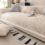 Jacquard &scaron;enillist diivanikate elutuppa koos karusnahapalli servaga libisemiskindla diivanipadja matt k&auml;ter&auml;tik Sektsioondiivani kate Kodukujundus 70x70cm 1pcs