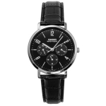 Casio Analoog Nahkrihm Must Tihvtikell Kvarts MTP-VT06L-1B Meeste Kell must