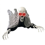 Halloweeni heliga aktiveeritav roomav luukere kaunistus v&auml;litingimustesse maja&otilde;ue rekvisiidiks (3090cm) One Size gray