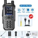 Baofeng UV-21 Pro Traadita Sageduse Kopeerimine VHF UHF V&otilde;imas Veekindel V2 Pika Ulatusega UV-32 Pika Ulatusega Type-C Kahesuunaline Amat&ouml;&ouml;rraadio US