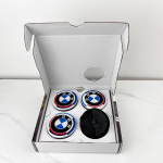 BMW GROUP 4 tk 56MM 68MM ujuvad veljekapslid BMW M E39 E46 E60 E90 F10 F30 G32 G38 G01 G02 G05 F45 F46 F48 F49 F39 F90 jaoks 56mm 4pcs gray