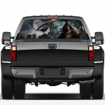 Tagaakna kleebis Grim Reaper kalmistu graafiline kleebis automaasturile 135*36cm 135*36cm