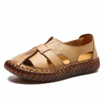 Naiste sandaalid Suvised uued ehtsast nahast k&auml;sitsi valmistatud naiste kingad Naiste lamedad kingad 40