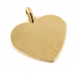 Les Tr&eacute;sors De Lily [C7258] - Pendentif Plaqu&eacute; Or 'Love ' &agrave; Graver kuld