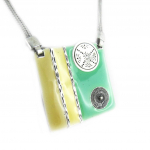 Les Tr&eacute;sors De Lily [D9691] - Collier Cr&eacute;ateur 'Anamaya' Turquoise t&uuml;rkiissinine