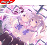 5D DIY Teemantmaaling Talvine ristpistes Mosaiiktikandid Maastiku j&otilde;ulukaunistused koju 20X30CM