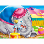 Multifilmi elevandid 5D DIY teemantmaal, tikandid muster 3D ristpistes komplektid pulmatoa sisustus 20X30CM