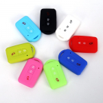 3 nupuga silikoonist v&otilde;tmekate Nissan Qashqai Micra Juke Tiida Navara korpuse fob Shell jaoks Only Silicone Cover sinine