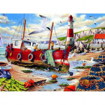 5D isetehtud teemantmaal Punase paadiga teemanttikandid ristpistega kodukaunistus K&auml;sitsi valmistatud kingitused Round 20x30cm