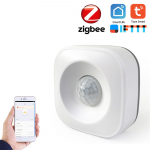 Tuya Powered ZigBee PIR Bewegungssensor Drahtloser passiver valge