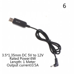 3,5 * 1,35&nbsp;Mm 5,5 * 2,1&nbsp;Mm praktiline USB-v&otilde;imsuse suurendamise liin, alalisvoolu 5 V kuni 9 V 12 V Step Up adapterkaabel 6(3.5mm 12V Angle)