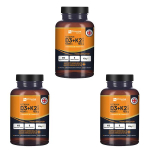 D3-vitamiin 4000 R&Uuml; ja K2 MK7 100 ug taimetoidutablette I 180 (6 kuu varu) firmalt Prowise Healthcare PACK OF 3