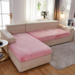 Paks sametist diivanikate &Uuml;hev&auml;rviline diivanipadja kate Elastne libisemiskate k&otilde;ikeh&otilde;lmav diivanikate s&ouml;&ouml;gituba Normal Size 50-70 kohv