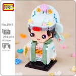 LOZ 1544 klassikaline Pekingi ooper Hiina iidne f&auml;nn-stipendiaat 3D-mudel DIY miniklotsid klotsid ehitusm&auml;nguasi ilma kastita