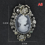 S Cameo Vintage prossid naistele Kuninganna Cameo Beauty